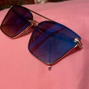 Red white and blue striped sunglasses
